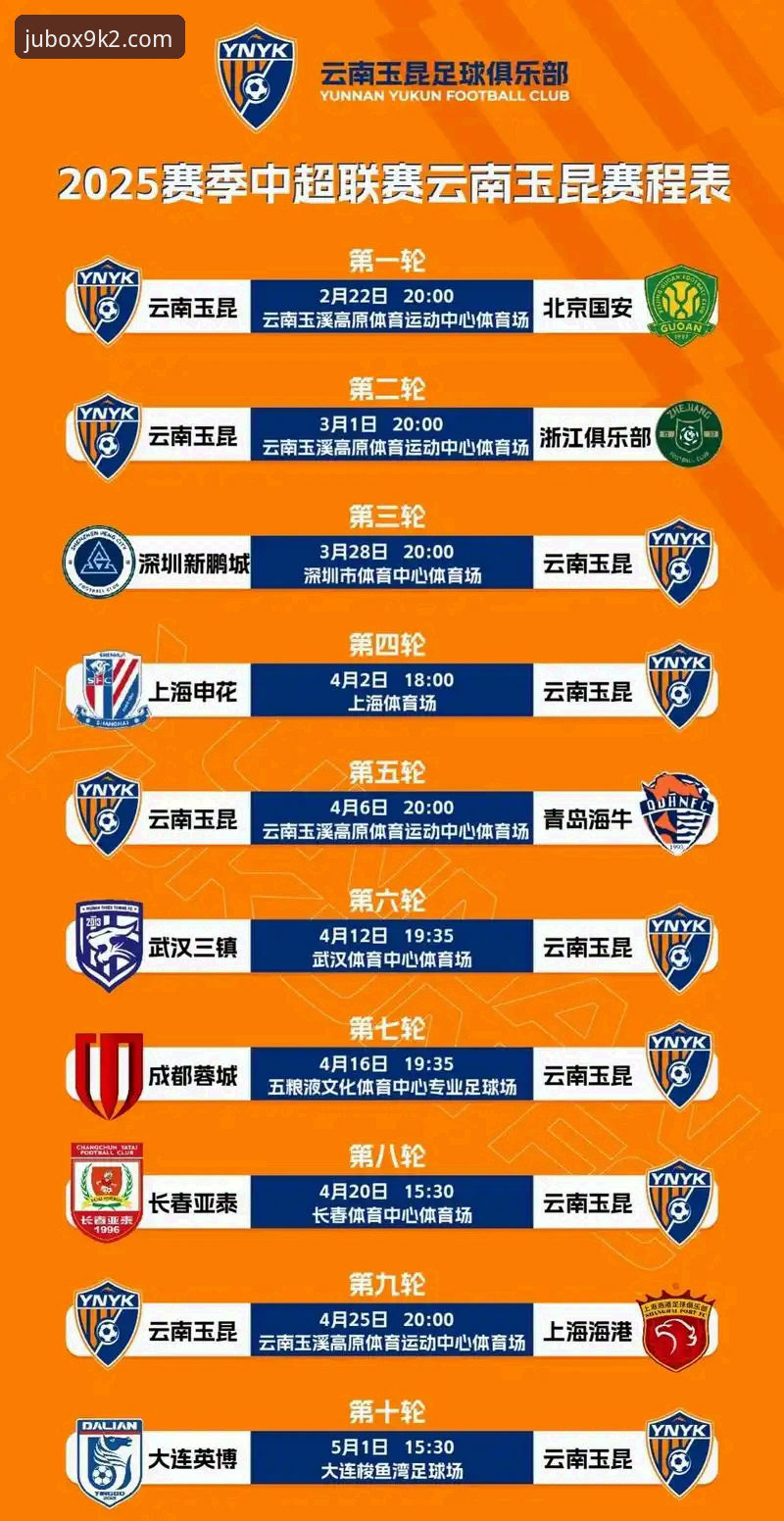 从玉昆3-3国安看中超赛事观赛实用指南